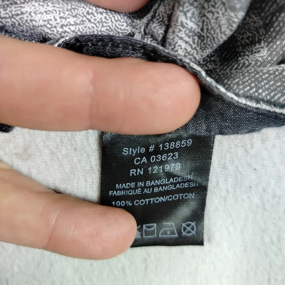 Projek Raw Cargo Shorts Mens 36 Gray Plaid Canvas Relaxed Fit Casual Summer